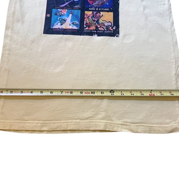 Billionaire Boys Club Space Comic Tee Cream Medium Vintage - Picture 6 of 9